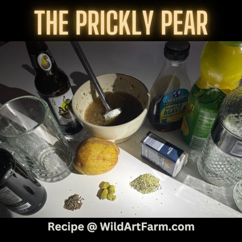 The Prickly Pear Cocktail Ingrediants