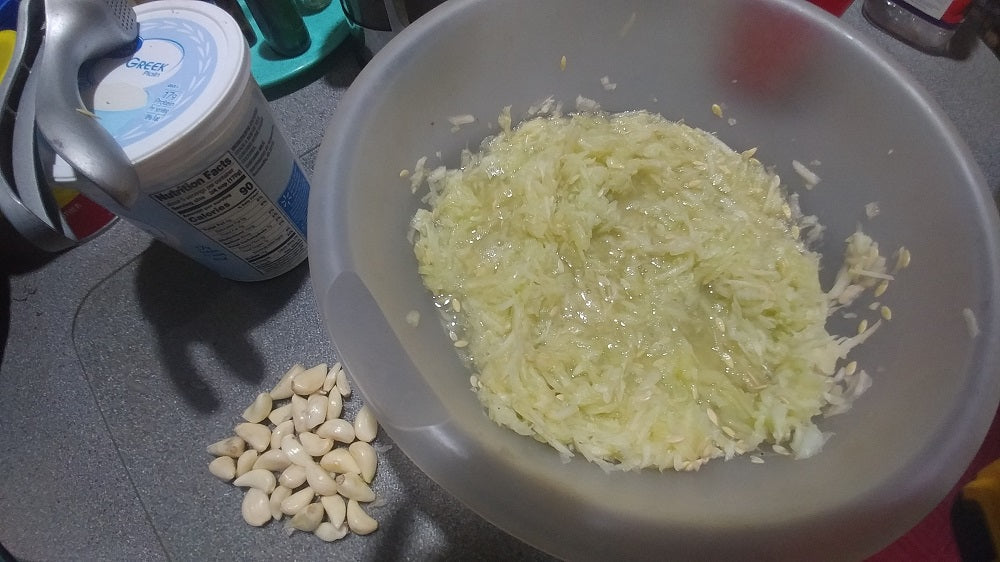 Tzatziki components