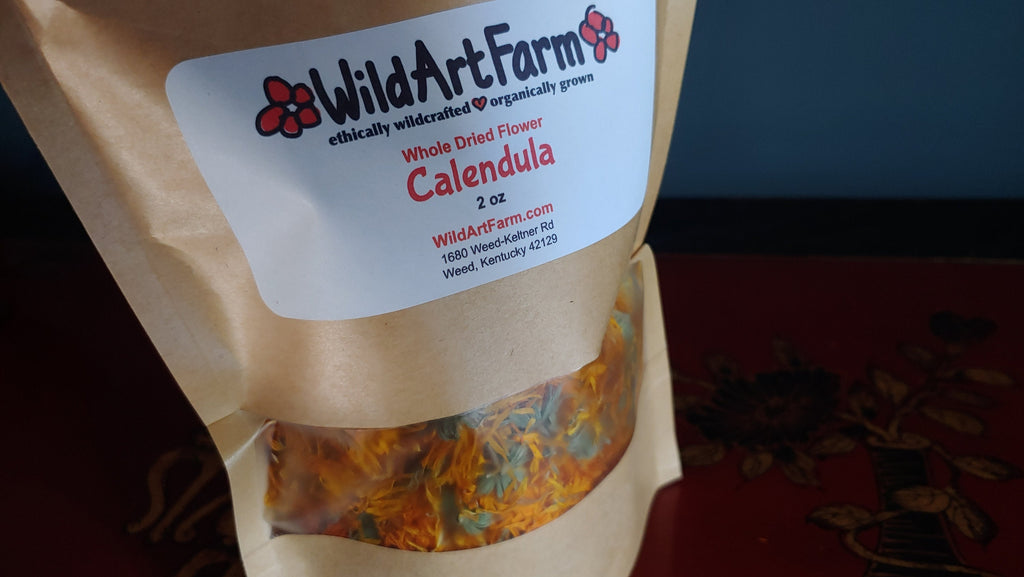 Calendula Flowers, Dried Whole, Pesticide Free