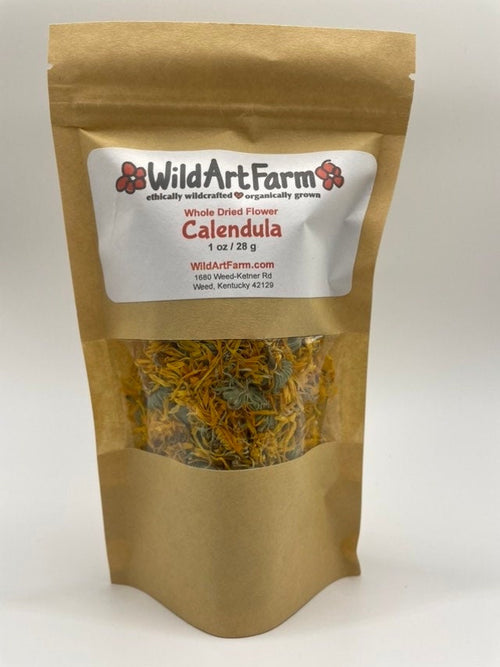 Calendula Flowers, Dried Whole, Pesticide Free