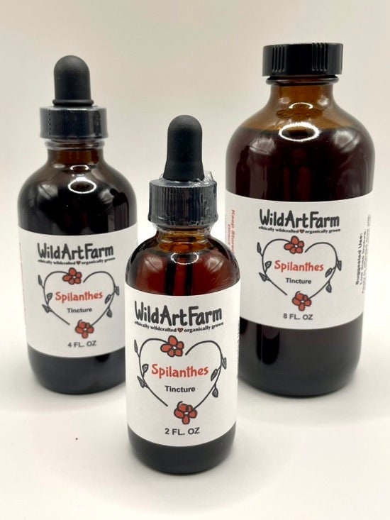 Spilanthes Tincture 2oz / 4oz / 8oz Organic