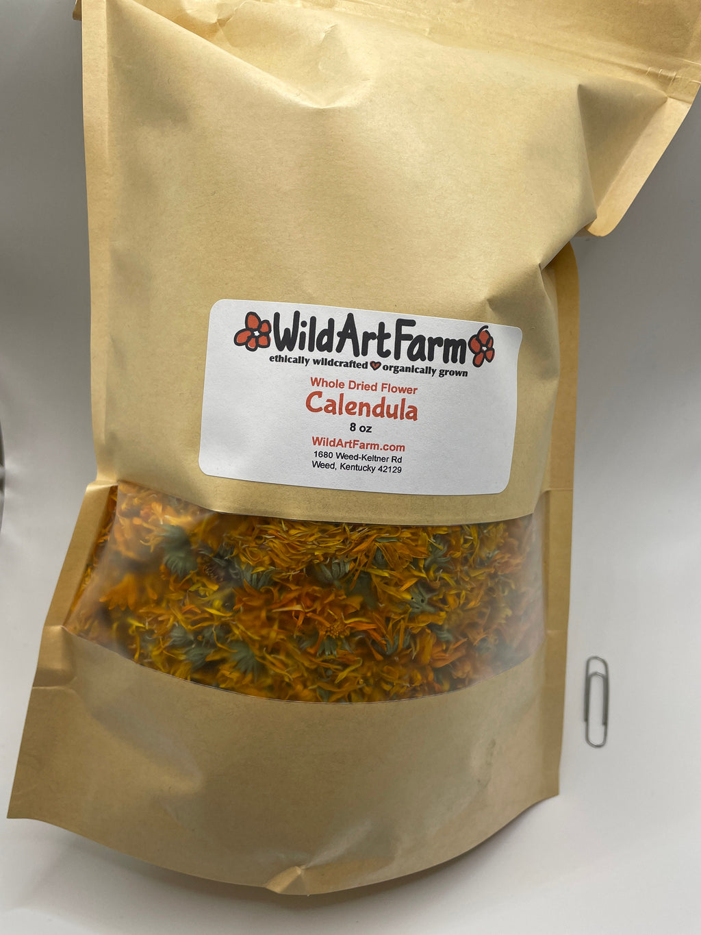 Calendula Flowers, Dried Whole, Pesticide Free