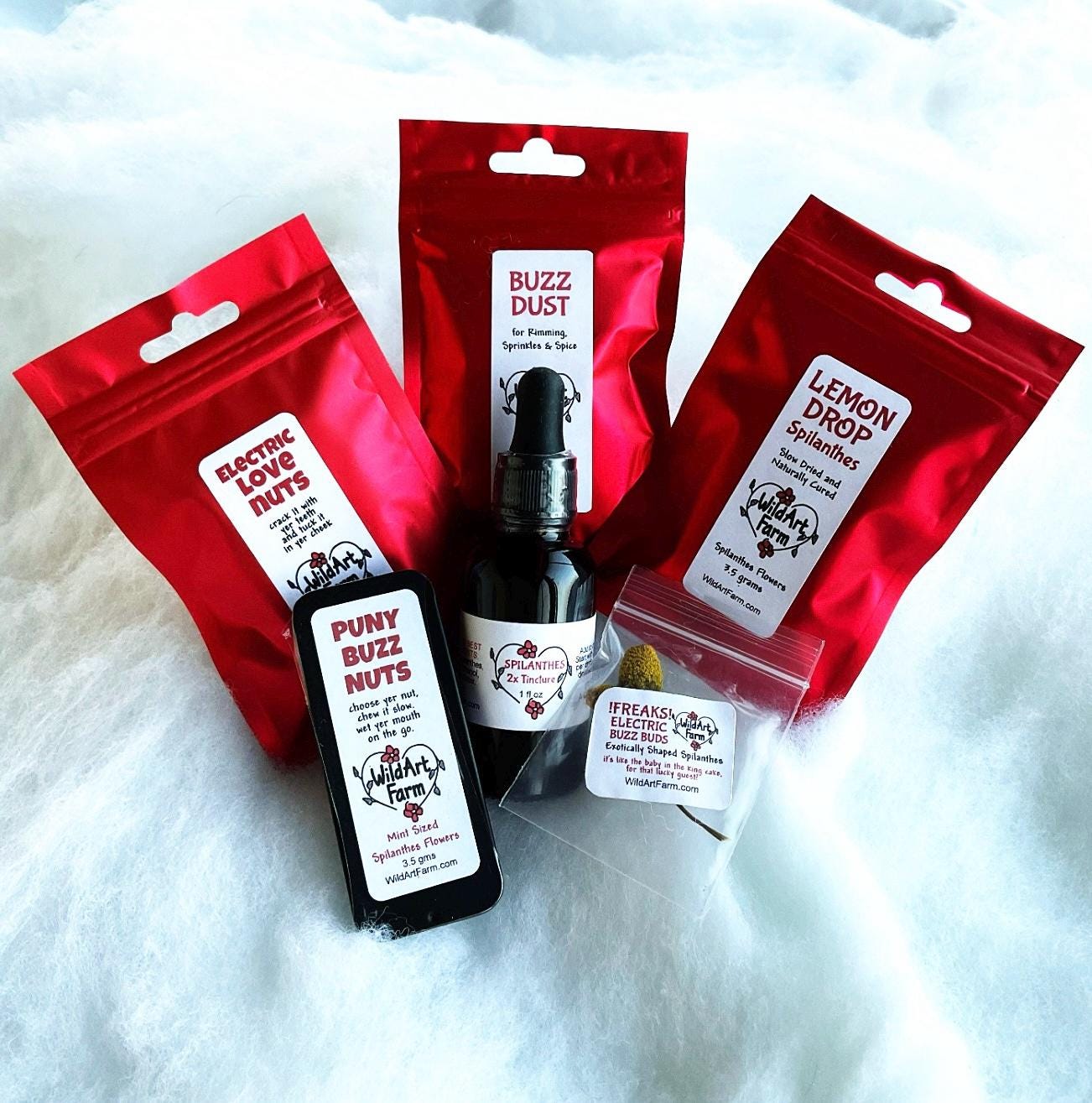 Buzz Button Holiday Party Gift Pack – Wild Art Farm