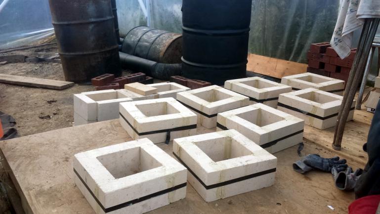 Refractory Cemented Fire Stack Sections