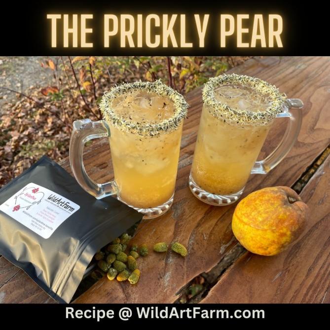 The Prickly Pear Spilanthes Buzz Button Cocktail